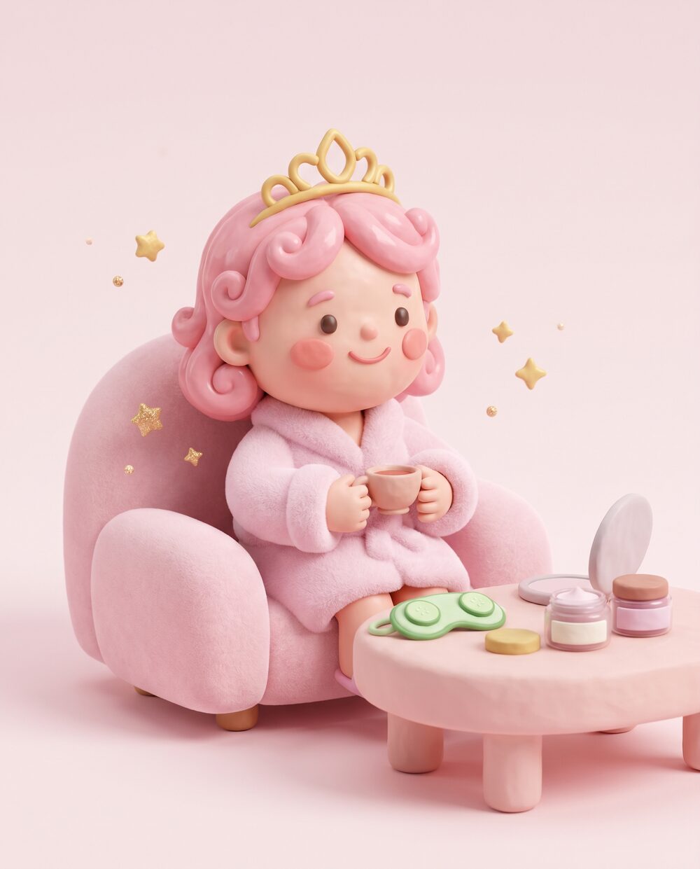 O fetiță răsfățată ca o prințesă la Natalia's Glossy Studio